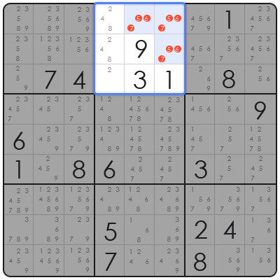 sudoku finned fish